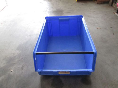 29&#034;x18&#034;x12&#034; HUGE LF291812 Plastic Storage Stacking Bin Plastibin Akrobin BLUE