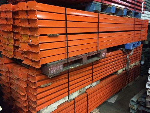 12&#039; TEARDROP STYLE PALLET RACK BEAMS , 2500 LB CAPACITY , BUNDLE OF 24 BEAMS