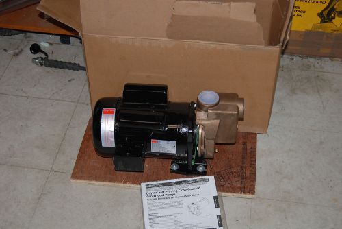 DAYTON 2ZXR4 CENTRIFUGAL BRONZE PUMP  115/230 1.5 NPT PORT NEW