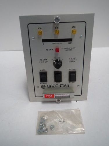 FEDERAL PIONEER GAOO-MKII GROUND ALARM GAOO2-1 RELAY 120V-AC 24V-DC 5A B201278