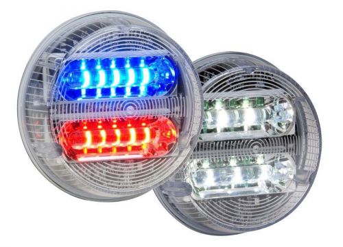 Whelen par28dj 3.5&#034; super-led fog led&#039;s pair (2) for sale