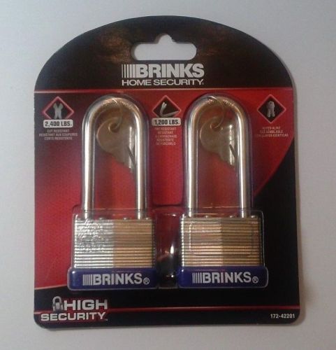 Brinks Home Security Padlock 2 Pack