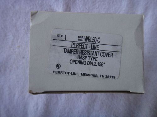 NIB Perfect-Line Tamper Resistant Cover HASP Type Opening Dia 2.156 WRL50-C