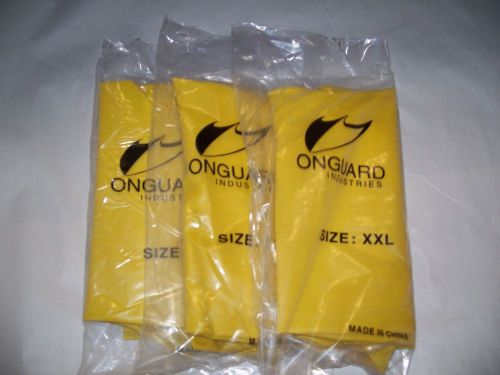 3 XXL ONGUARD INDUSTRIES 12&#034; HAZMAT BOOT COVERS