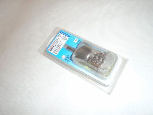 OSBORN 99108 1&#034; FINE WIRE CRIMPED .012&#034; WIRE END BRUSH NEW FREE SHIPPING IN USA