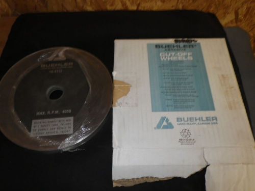 Buehler Abrasive Cut Off Wheels 9&#034;dia.,1-1/4&#034;arbor 10-4112-010 Pack of 10