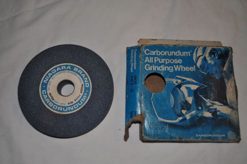 CARBORUNDUM ALL PURPOSE GRINDING WHEEL, 6&#034; X 1&#034; X 1&#034; HOLE, MEDIUM GRIT, NEW!!