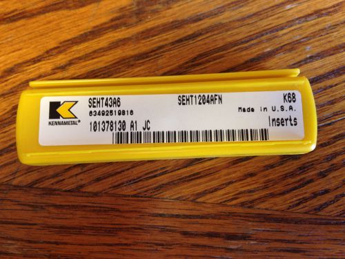 KENNAMETAL SEHT43A6 MILLING INSERT (5 x NEW IN BOX)