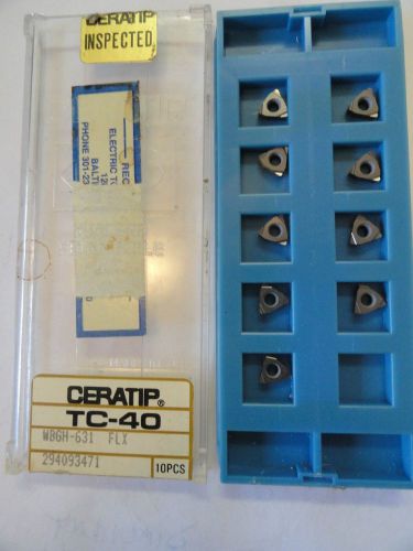 Kyocera Ceratip Inserts, WBGH-631, FLX, TC-40