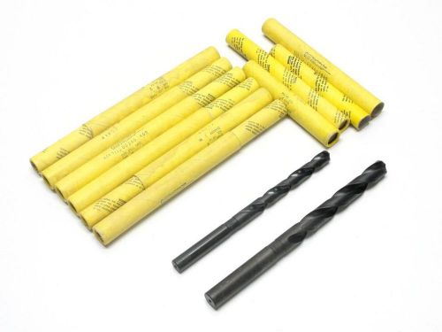 7x 45/64&#034; 1x 35/64&#034; straight shank twist drills morse cutting tools for sale