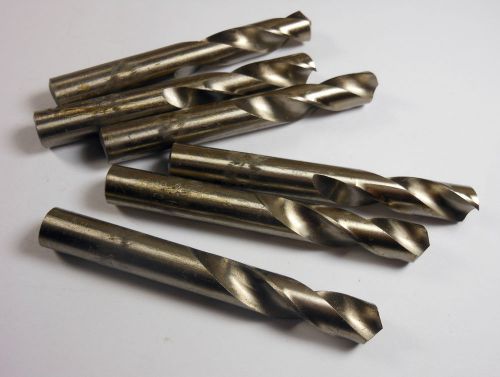 Screw Machine Drills 10.8mm HSS Oxide 135D 47mm LOC x 95mm OAL QTY 6 &lt;1714&gt;