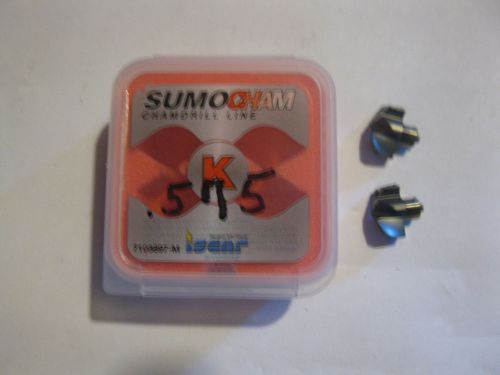 2 new iscar sumocham drill inserts..575.