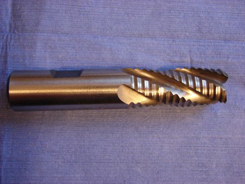 MELIN TOOL CO. HSS 4 FLUTE  3/4&#034; ROUGHING  END MILL  8% Cobalt , USA