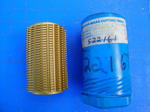 PFAUTER - MAAG , TIN COATED GEAR HOBBER- BORE, - 1 1/4&#034;  LENGTH 4&#034;, NEW