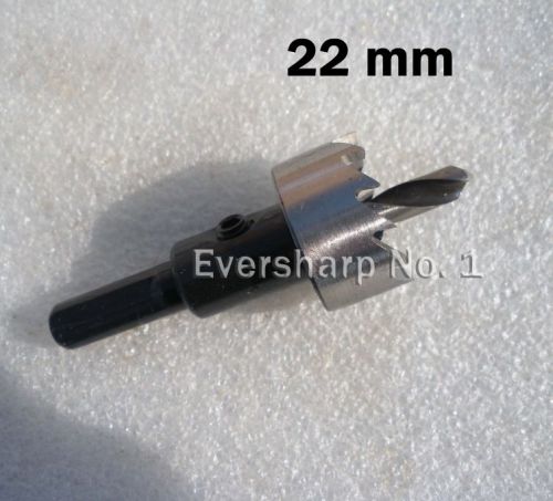 Lot 1pcs HSS Hole Saw Dia 22mm High Speed Steel Hole Tool