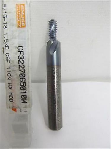 Emuge, GF3227065010M, 5/16&#034;-18, 1.5 x D, GSF, TiCN Solid Carbide Tap