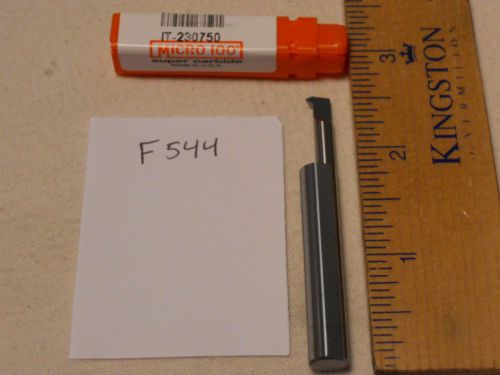 1 NEW MICRO 100 SOLID CARBIDE THREADING BORING BAR.   IT-230750 {F544}