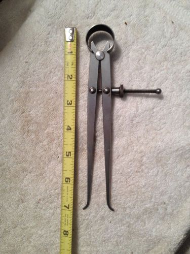 Lufkin #42 Banner 6&#034; Inside Spring Calipers, Solid Nut