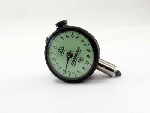 Federal B3W Dial Indicator 0-10-0 Range, .001&#034; Grad with Black Tip