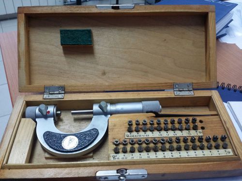 MICROMETER Feinmesszeugfabrik Suhl  0-25mm  M 0,4 - M 3 ; W 60  - W 7