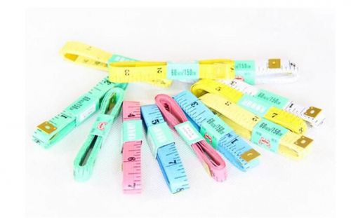 1.5M  Soft Plastic Ruler Tailor Cloth Body Measure Measuring Flat Tape ES