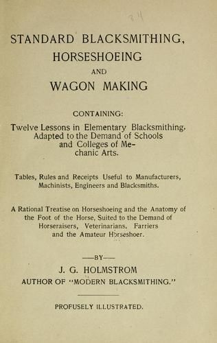 Blacksmithing-Horseshoeing -Wagon Making book on CD