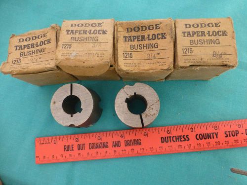 LOT 6 NEW Dodge 1215 3/4&#034; Taper Lock Bushing