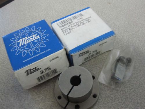 (2) Martin JA 7/16&#034; Quick Disconnect QD Bushing Sintered Steel Inch