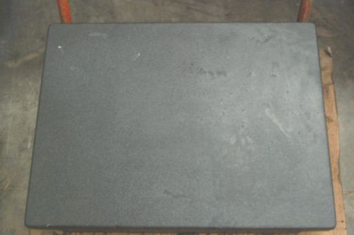 24&#034; x 18&#034; x 4&#034; MICROFLAT BLACK GRANITE SURFACE PLATE - #23574