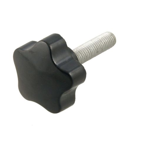 Handware Black Plastic Head Cap Bolt 10mm x 40mm Thread Metal Screws