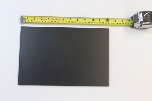 BLACK ABS MACHINABLE PLASTIC SHEET 5/16&#034; Thick X 10&#034; X 12&#034; MATT FINISH