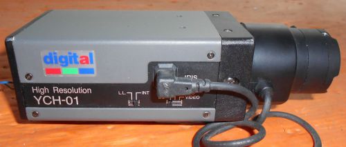 DIGITAL YCH-01 HIGH RESOLUTION COLOR CAMERA W/ COMPUTER 3.5-8.0MM 1:1.4 1/3 LENS