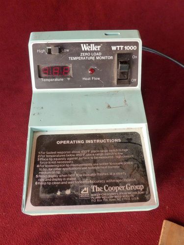 Weller WTT1000 Soldering Station base iron Variable WTT 1000 Working