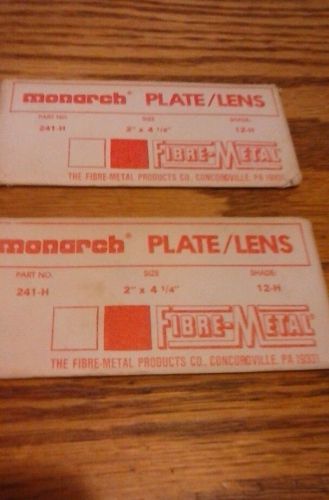 Vintage welding lens fiber metal(glass)