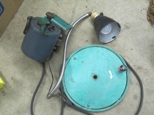 Foley 387 automatic saw filer parts drive motor, flywheel flew arm light