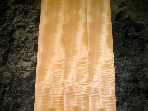 Block Mottled Anegre Veneer. 5.5 x 30.5, 32 Sheets.