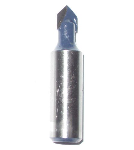 3/8&#034; 90 degree v-groove router bit 1/2&#034; shank c3 carbide tip for sign letter cut for sale