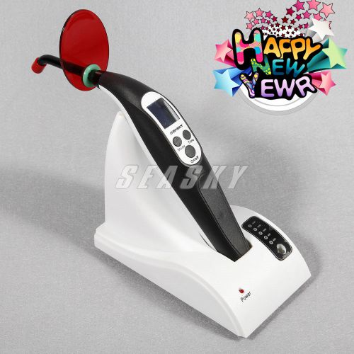 Dental cordless led curing lamp light fiber optic tip light guide ck dentist use for sale