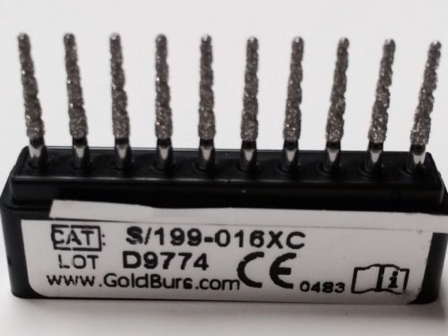 S-199-016xc (20)spiral teister fg diamond burs triple action crown &amp; bridge prep for sale