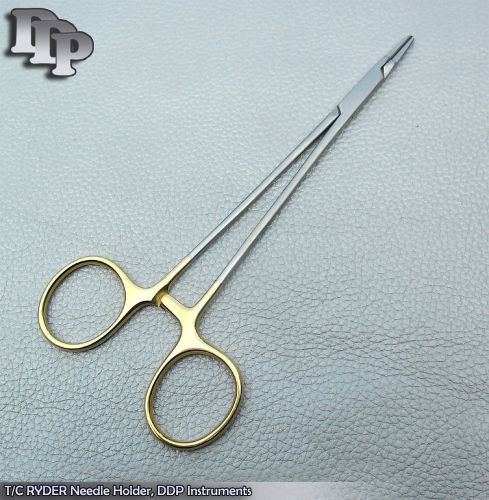 T/C RYDER Needle Holder 9.00&#034; Tungsten Carbide Inserts SURGICAL DENTAL INSTRUMEN