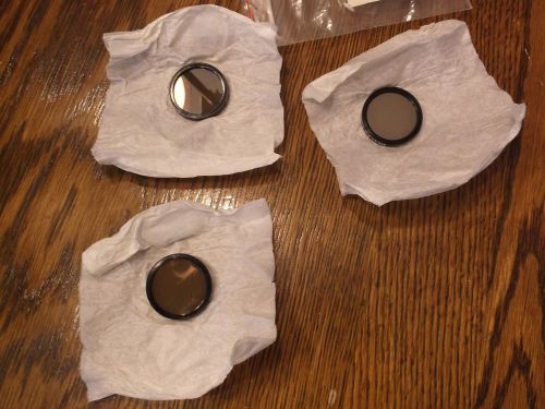 3 pcs Melles Griot 03FPI003 IR polarizer 780-1250nm  30mm diameter  nice shape