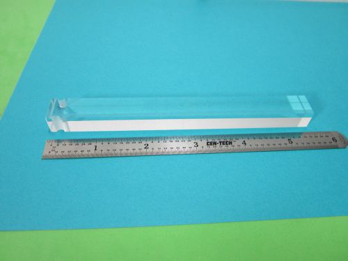 OPTICAL RARE TRUNCATED GLASS ROD BAR LASER OPTICS AS PICTURED BIN#B6-12