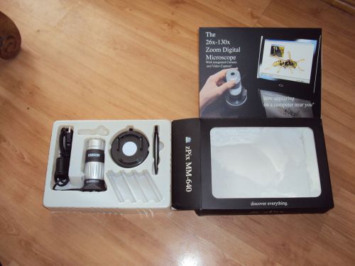 ZPIX MM640 26x-130x Zoom Digital Microscope w/ Integrated Camera &amp; Video Capture