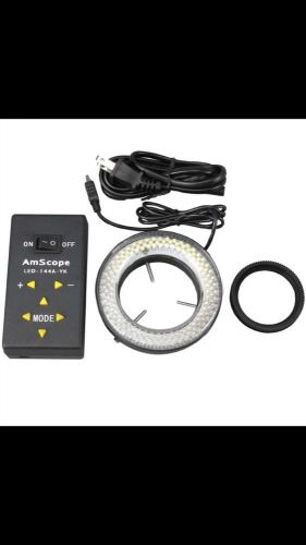 144 LED Four-Zone Microscope Ring Light with Adapter