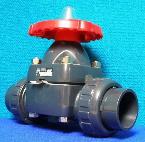 25MM - 1&#034; PVDF PPG SOCKET TRUE UNION DIAPHRAGM VALVE TYPE 14