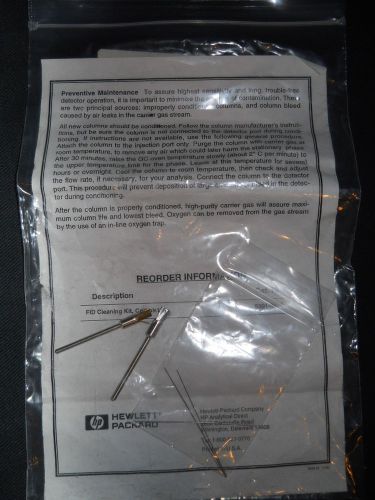 Hewlett packard agilent flame ionization detector cleaning kit, 9301-0985 for sale
