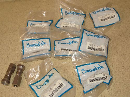 ++ SWAGELOK LOT OF 10 P/N SS-QC4-B-4PFMB TUBE FITTING  -NEW/SEALED