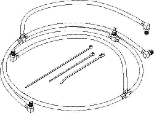 Midmark Ritter Return Hose Kit (Fits 111, 114)