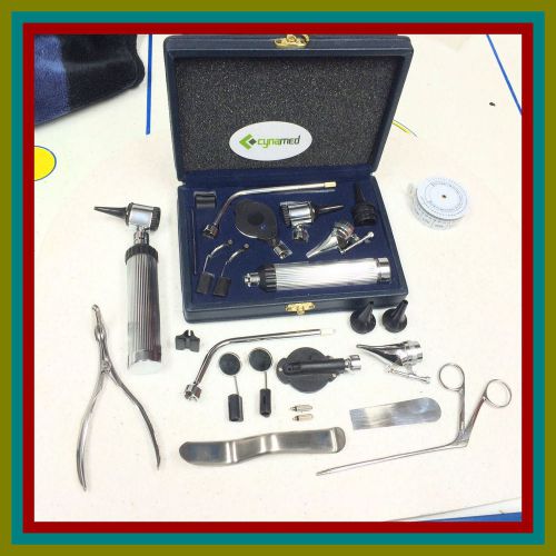 NEW HQ Otoscope &amp; Ophthalmoscope Set ENT Surgical Instruments +2 bulb free