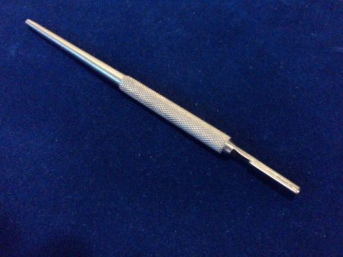 2 O.R GRADE ROUND PATTERN SCALPEL HANDLE #3 STRAIGHT SURGICAL DENTAL VETERINARY